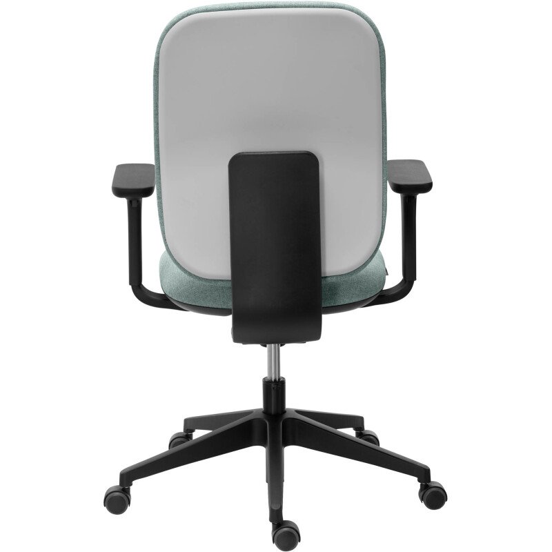 Chaise de bureau ALIA - dossier tissu - mécansime synchrone - avec ou sans accoudoirs - dossier réglable en hauteur
