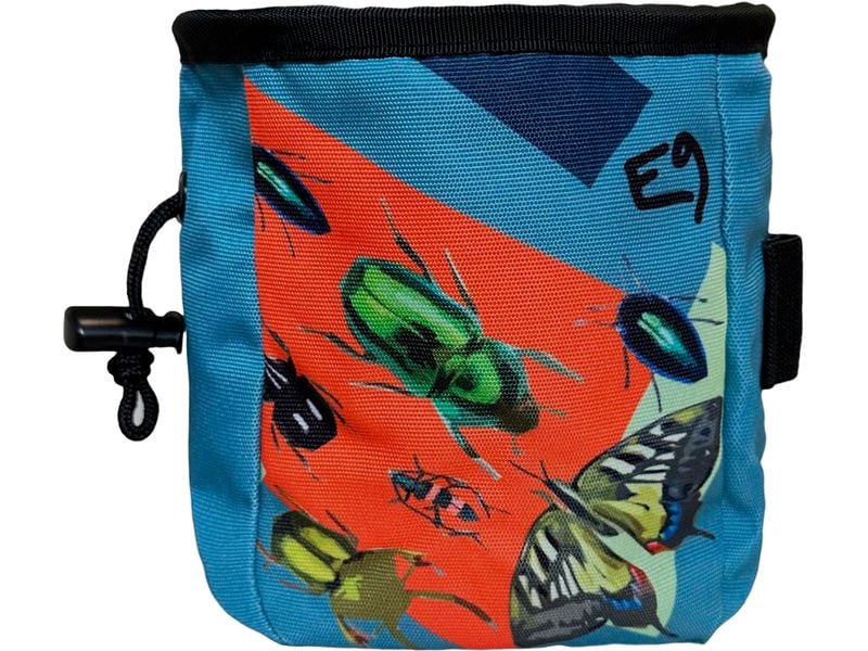E9 Chalk Bag Osso-P Blau/Rot Magnesiatasche