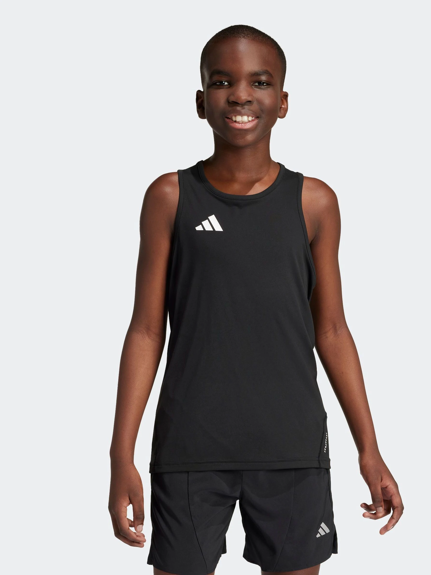Zwart - adidas Team Kids Tanktop