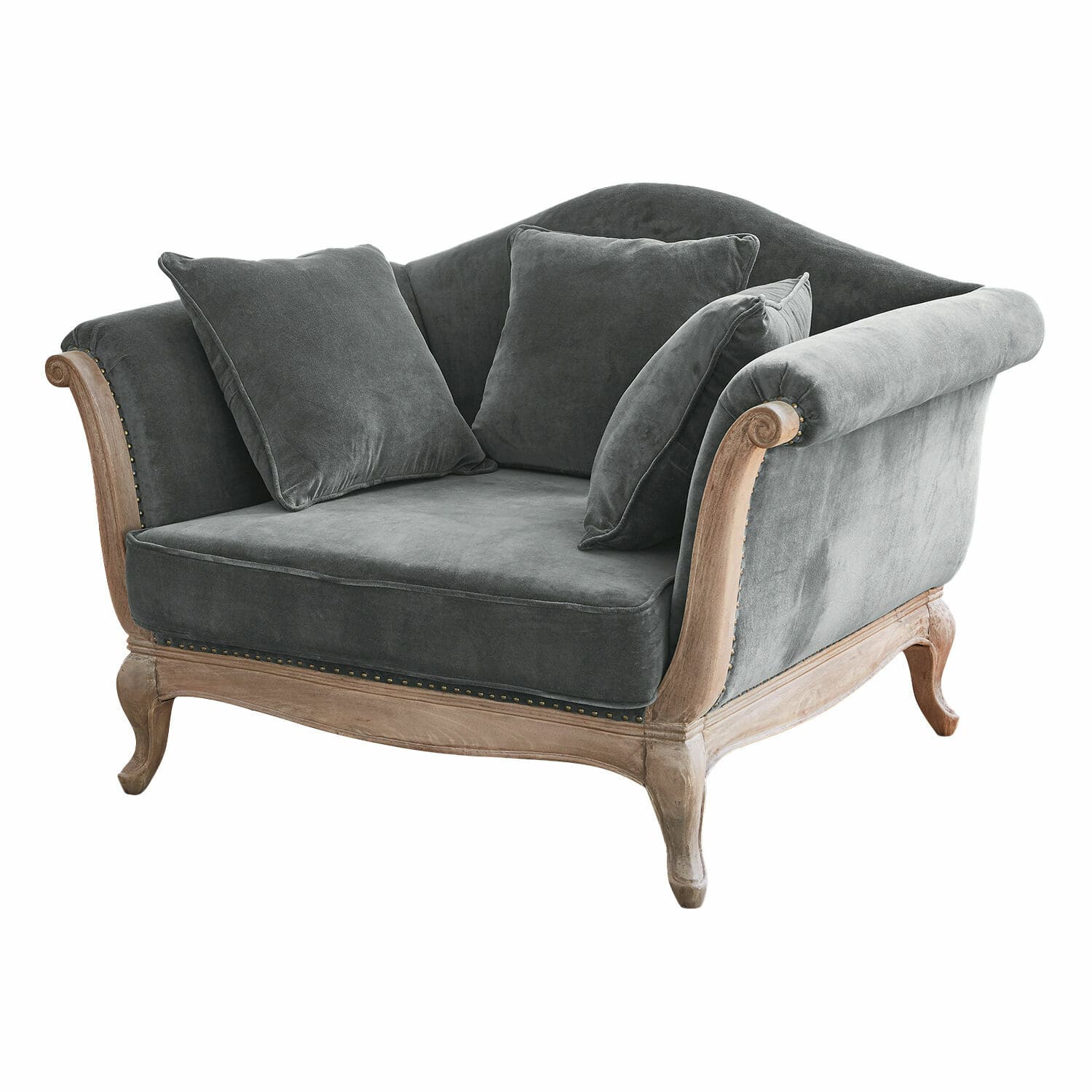 Sessel Sumerset anthrazit/antikbraun
