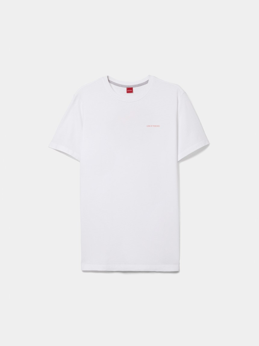 T-shirt de manga curta em algodão
