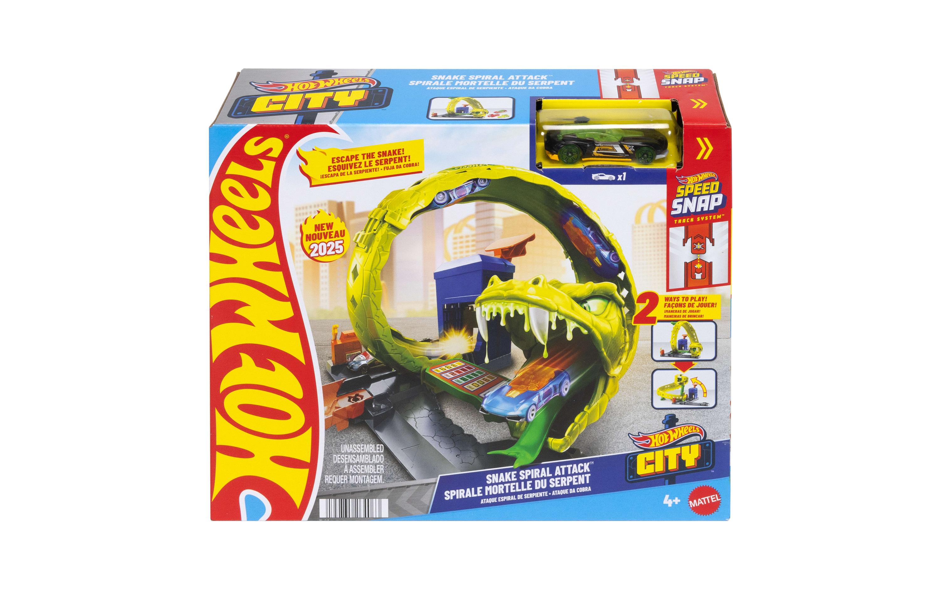 City Snake Gas StationFahrzeuge im Massstab 1:64