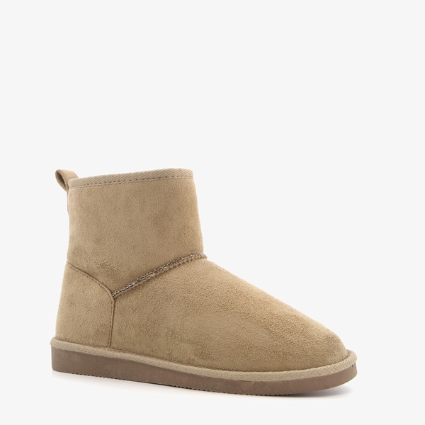 Thu!s hoge dames pantoffels beige
