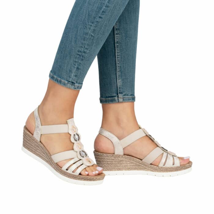 Rieker Sandal Dame 619B2-60