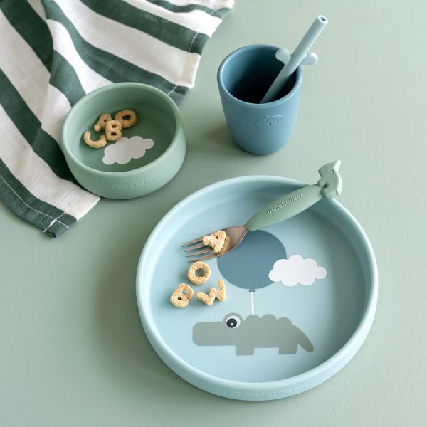 Done by Deer Happy Clouds Dinnerset - Blue