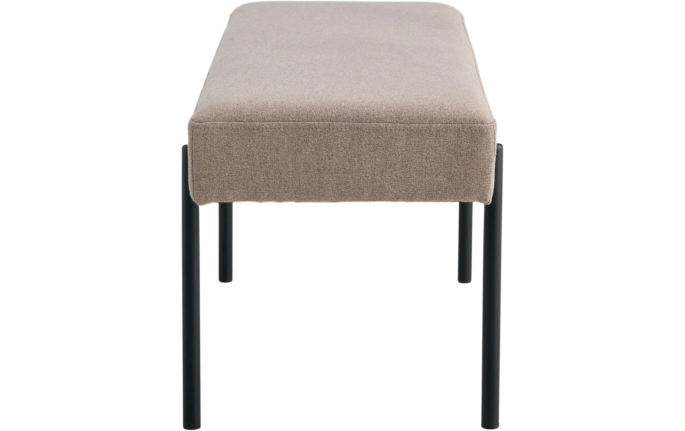 Sitzbank Swindon 100 x 42.5 cm, Grau<br>Polsterbank