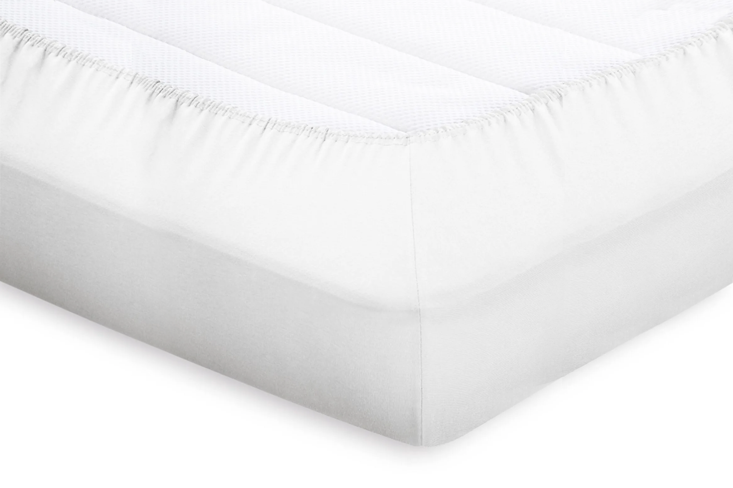 Eleganzzz Splittopper Hoeslaken Perkal Katoen - wit
