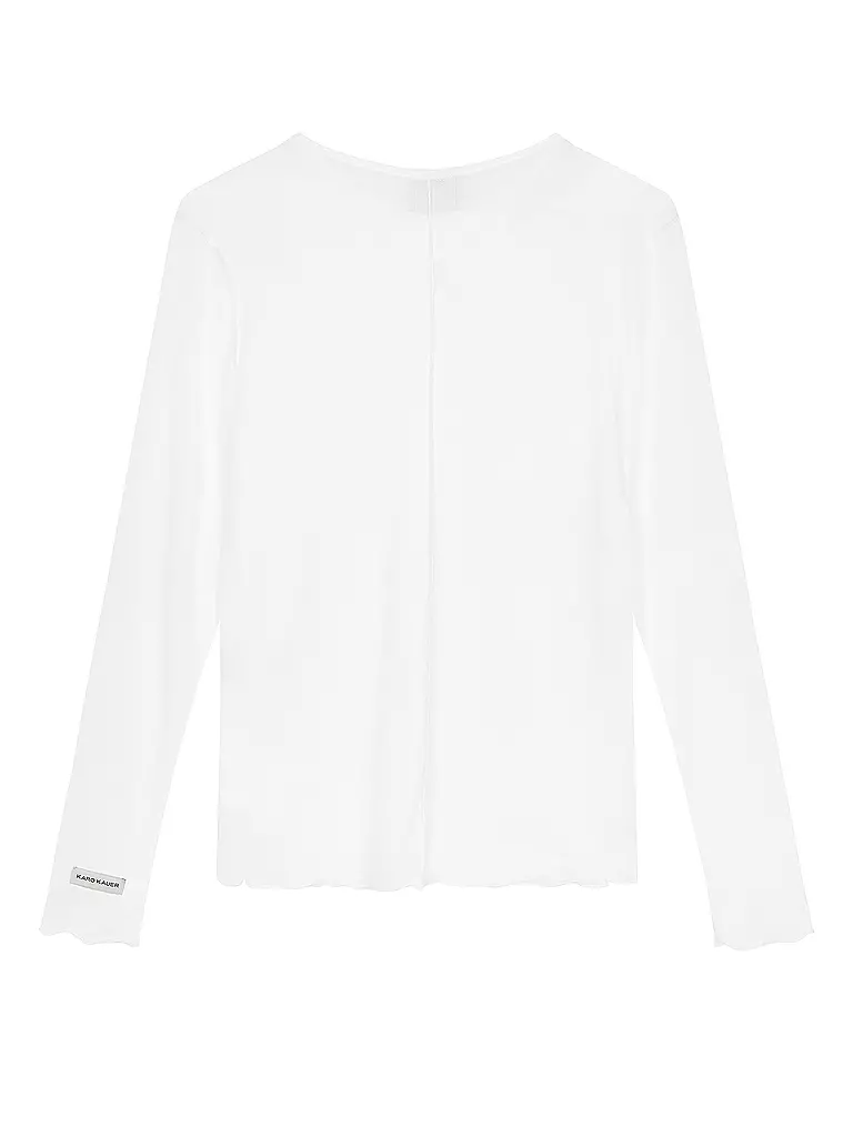 KARO KAUER Langarmshirt creme