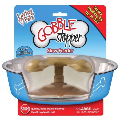 Comedouro lento para cães, bege