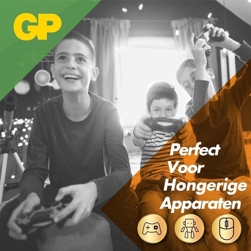 GP Ultra - AAA - Alkaline Batterij - 8 Stuks - 1,5V