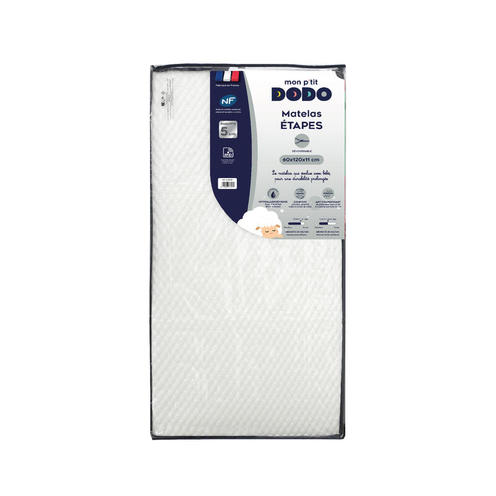 Matelas ETAPES déhoussage 70x140 - MON P'TIT DODO