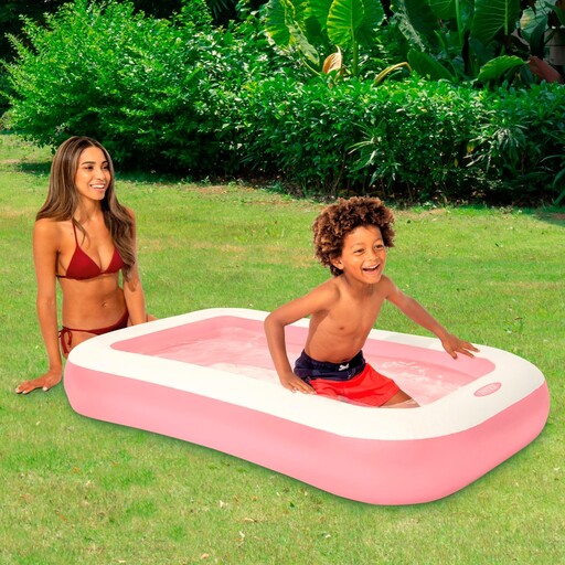 Piscina inflável Intex com piso acolchoado 166x100x25 cm