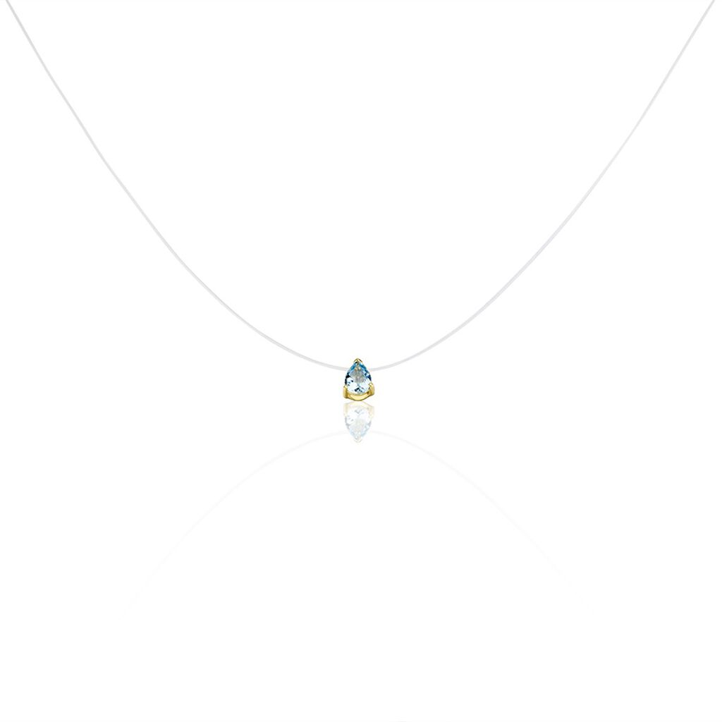 Collier Or Jaune Gorgones Topaze