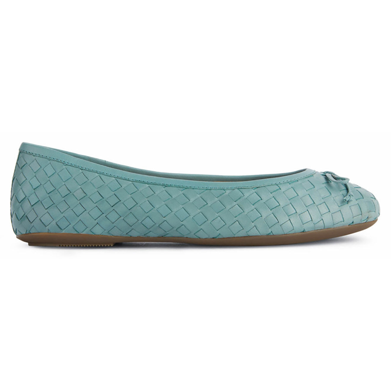 Geox Ballerines en Cuir Palmaria sauge
