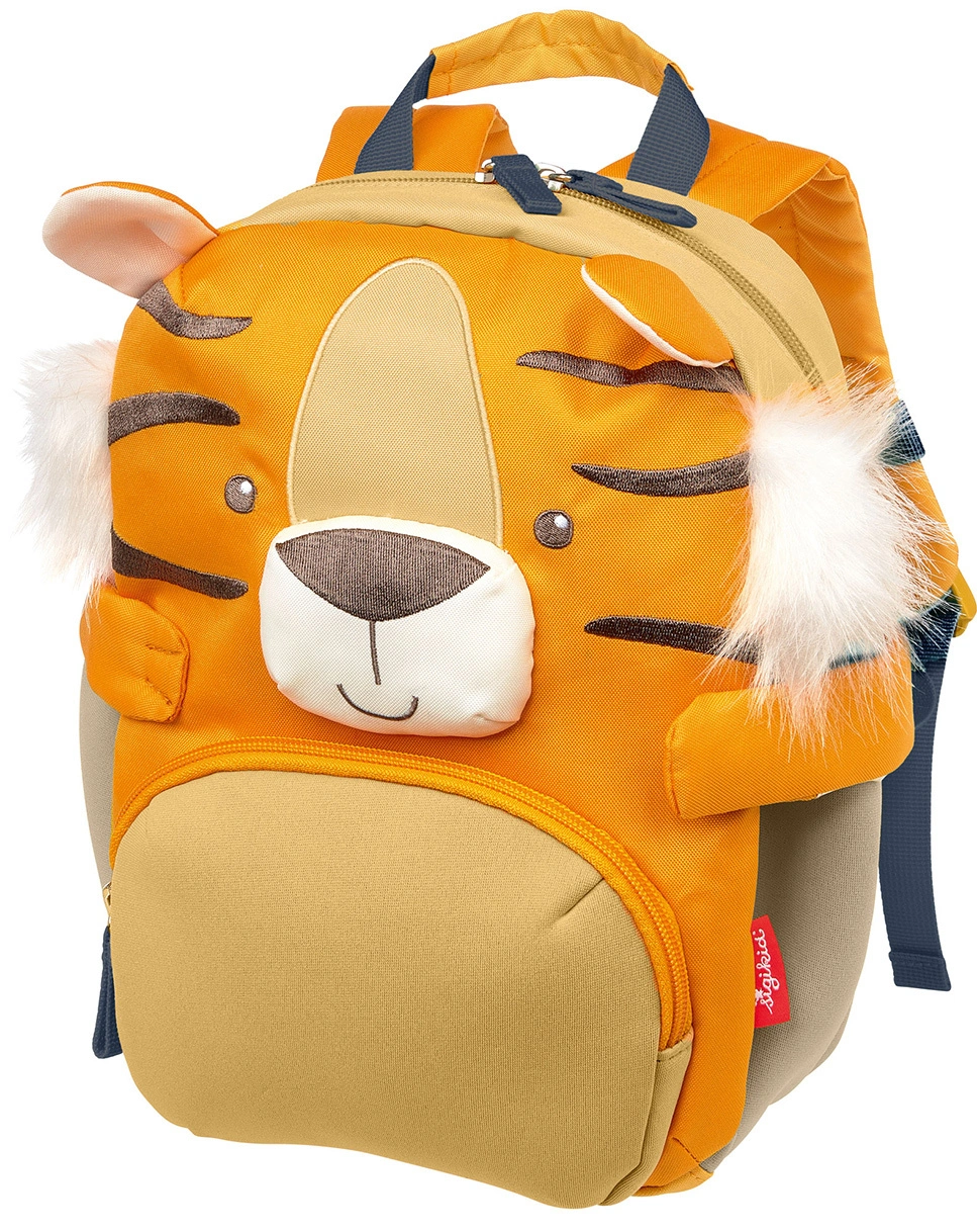 Kinder-Rucksack TIGER (29x26x13cm) in orange