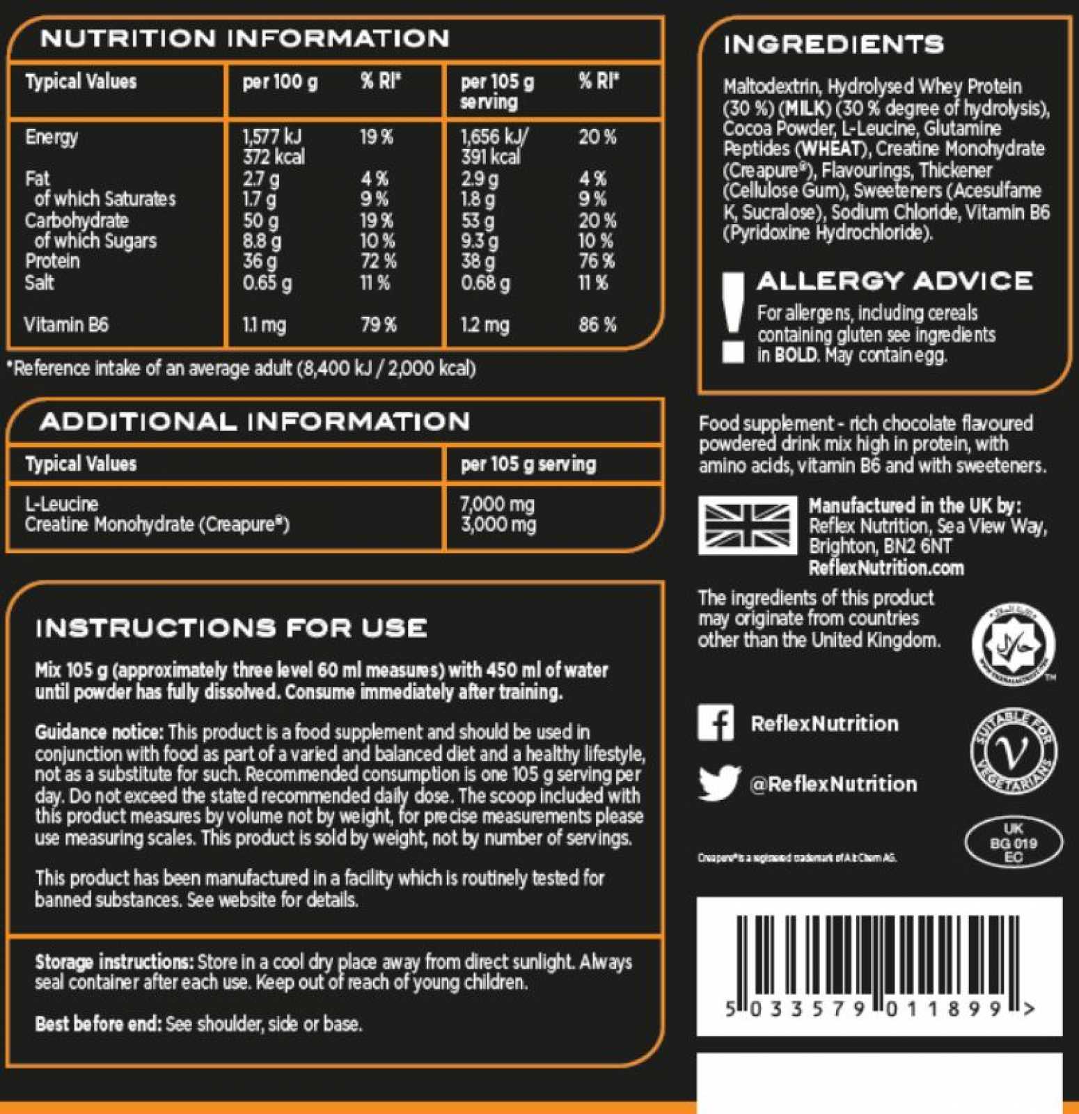 Matriz de Crescimento Reflexo 1,89kg
