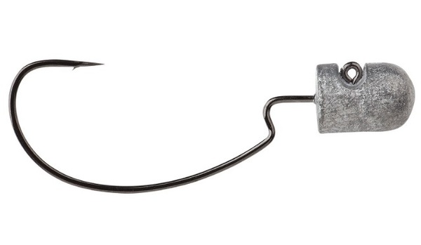 Tête plombée Finesse Gamakatsu Hameçon pour leurre souple Large ouverture 1/0 (4pièces)