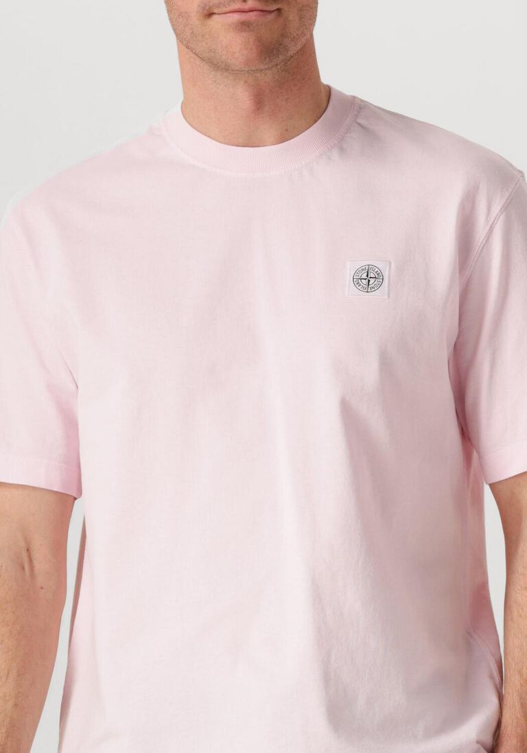 roze stone island t-shirt ss t shirt