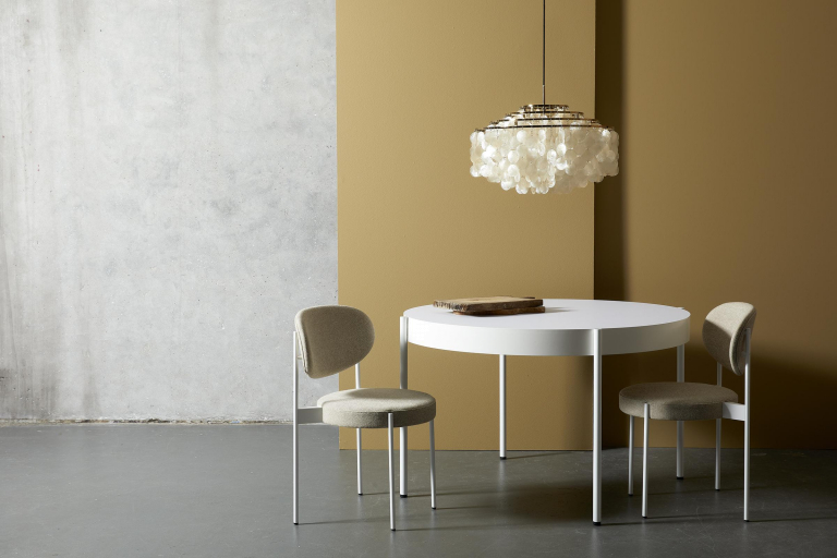 Verpan Series 430 eettafel Ø160 wit