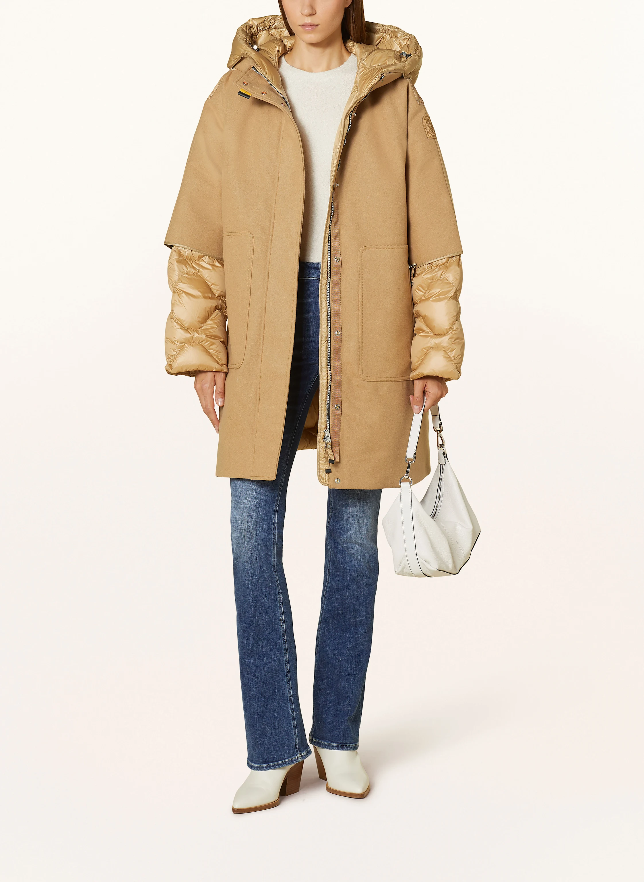 PARAJUMPERS Daunenmantel JOY im Materialmix
