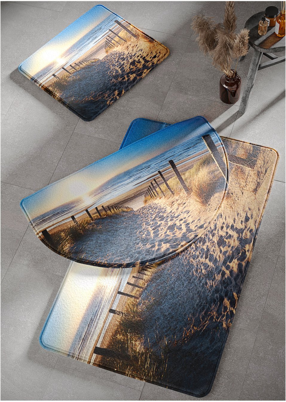 Tapis de salle de bain à mémoire de forme