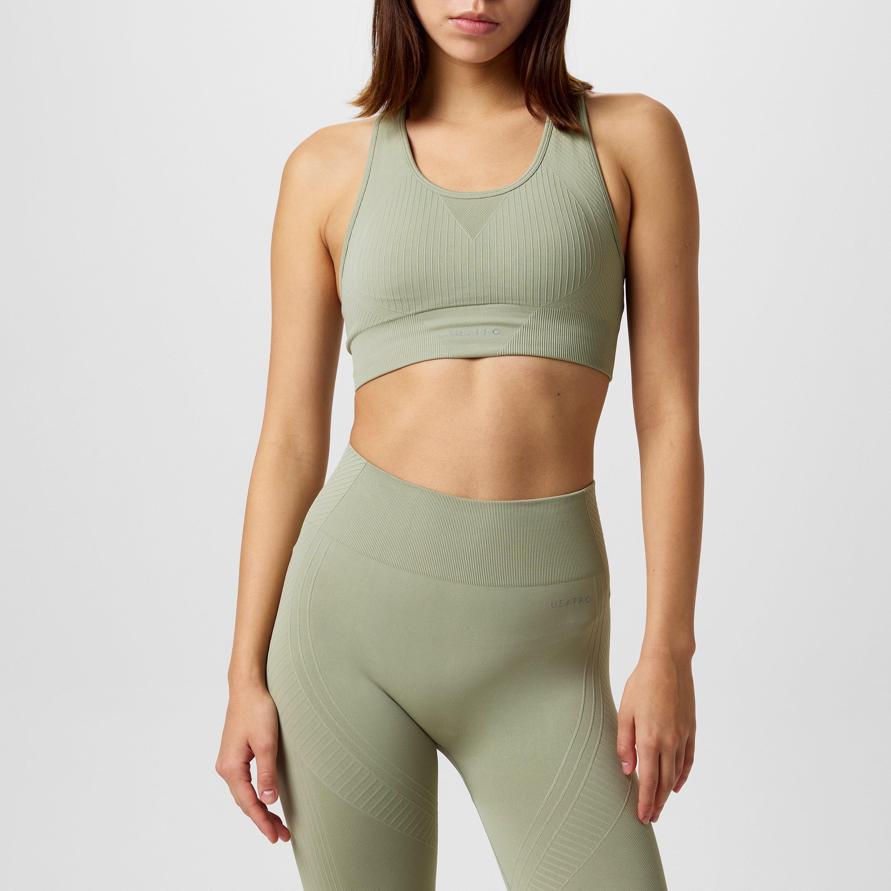 USA Pro UP Seamless Crop Sports Bra