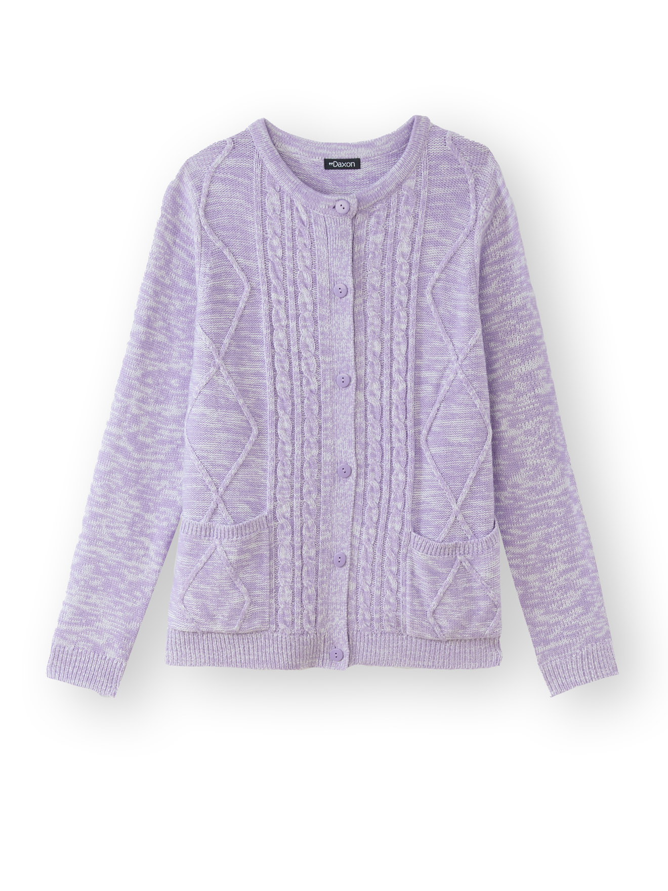 Cardigan en maille torsadée