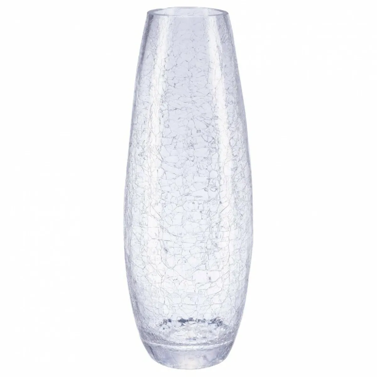 Vase en Verre Craquelé