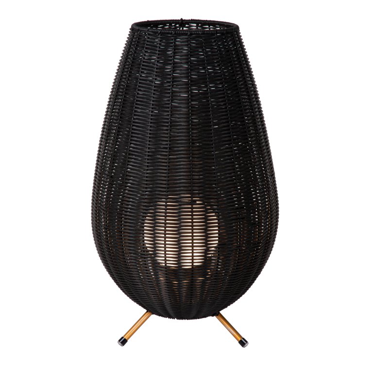 Lucide Colin tafellamp LED oplaadbaar buiten IP44 large zwart