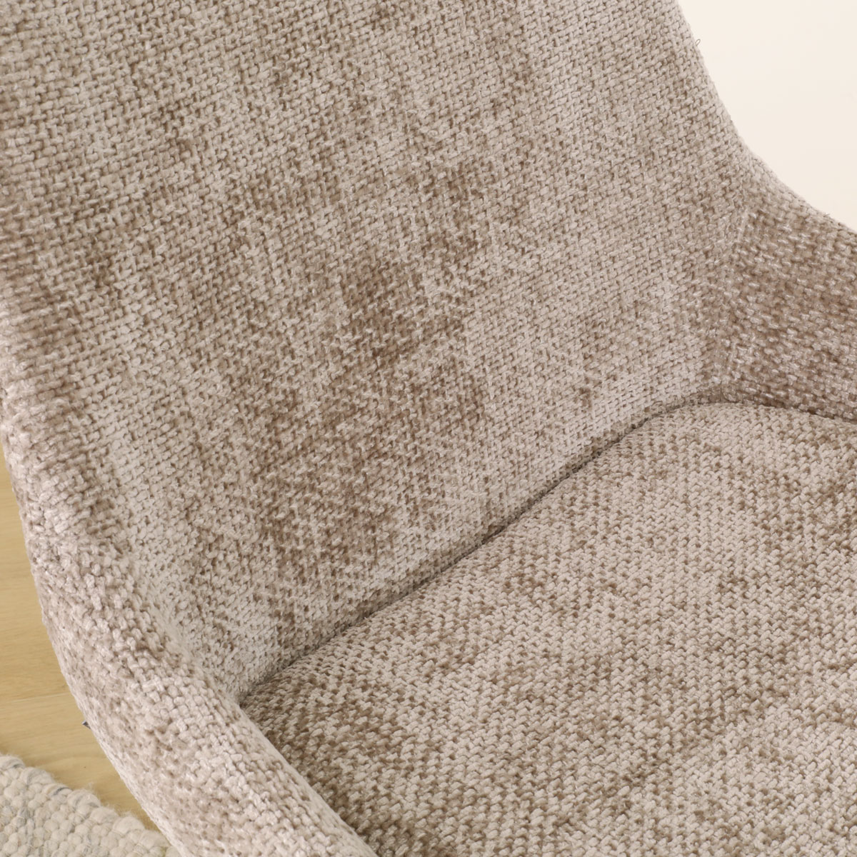 Barkruk Nino-Isa bruin - zwart onderstel - 65 cm