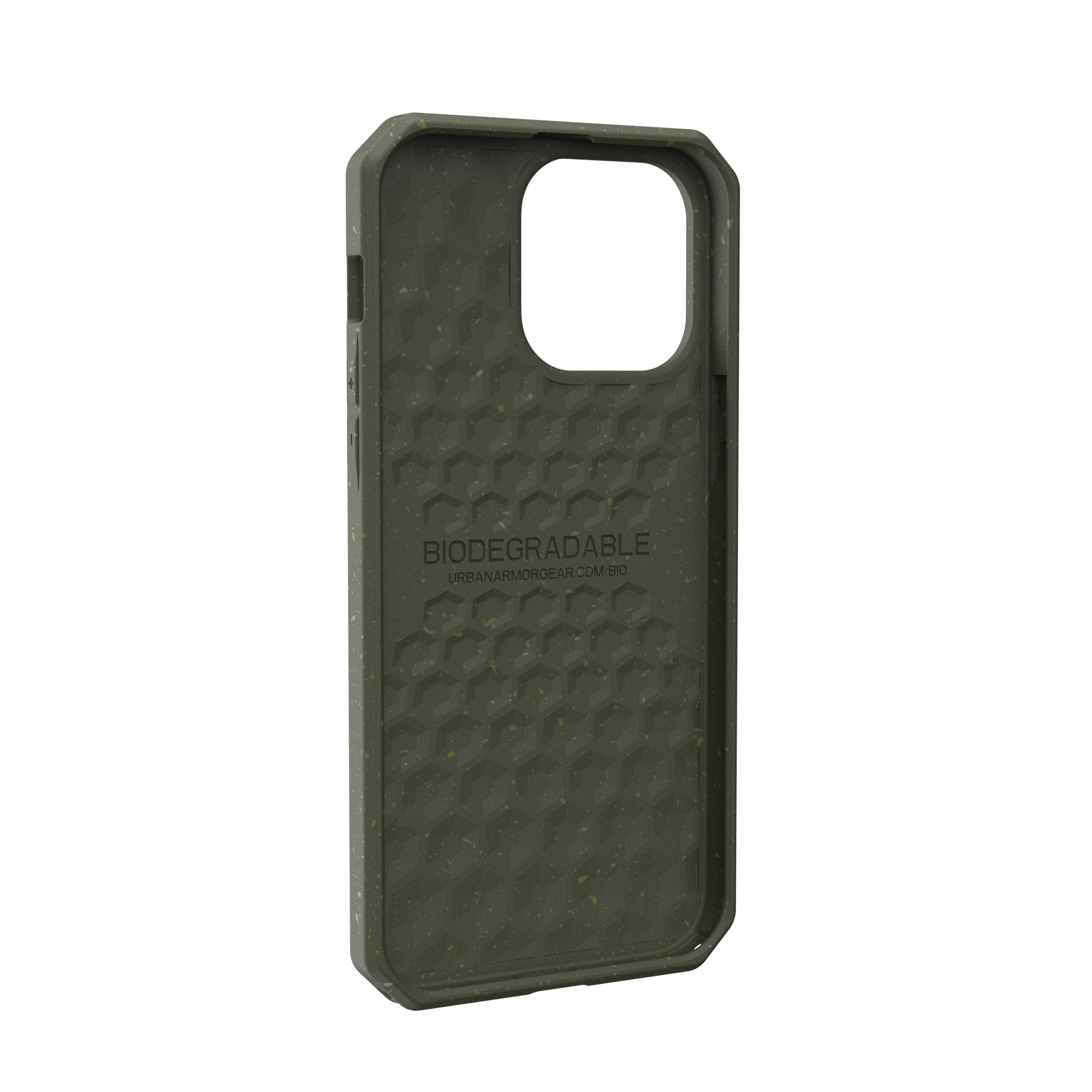 iPhone 14 Pro Max Bio Gummi Schutzhülle Outback Eco Friendly Nachhaltig Kompostierbar (114075117272) - Olive Drab