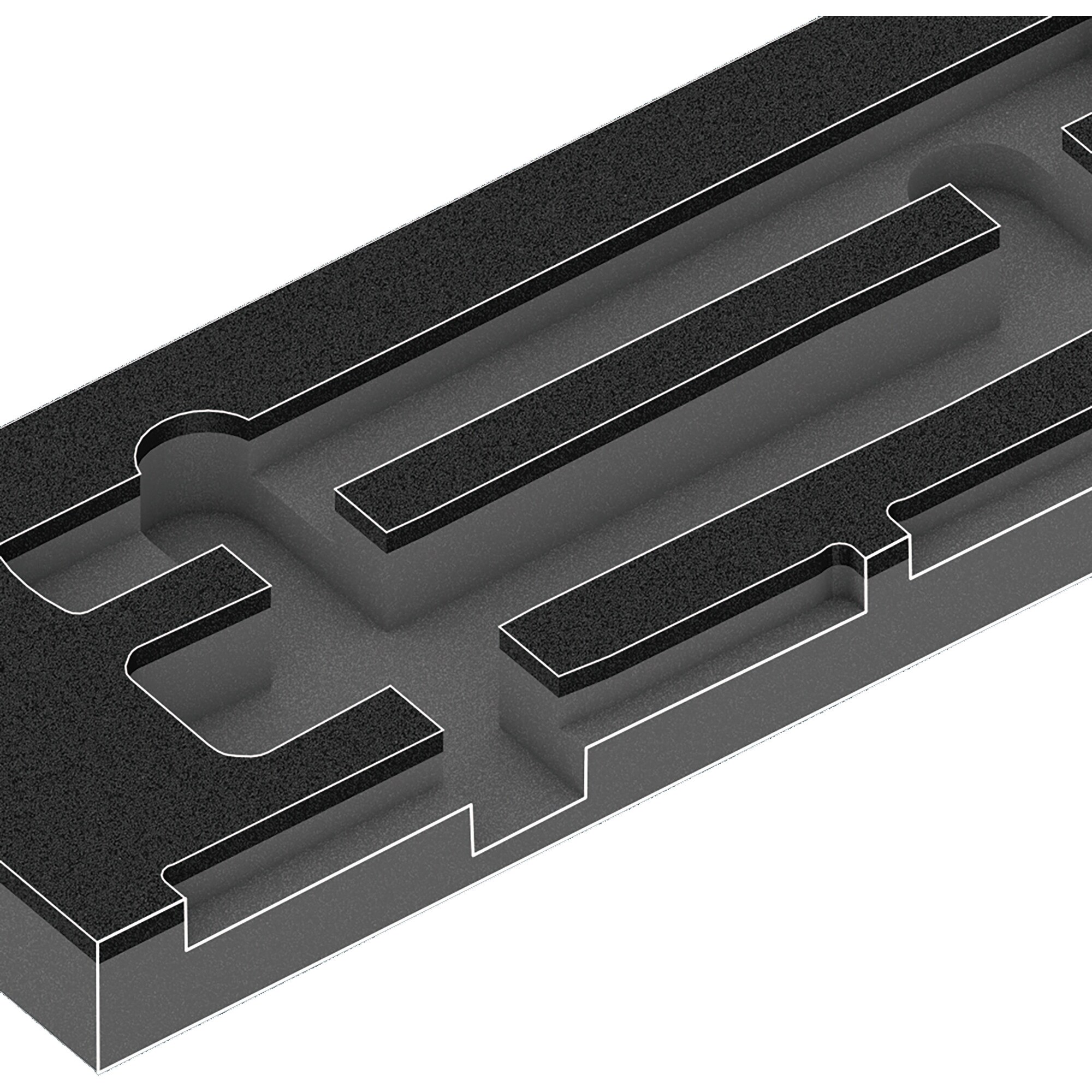 Wera Einlage 9882 Schaumstoffeinlage für Hammer Set 1, leer