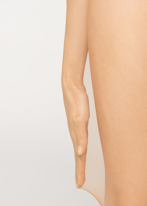 Meia-calça transparente fosca de 20 denier