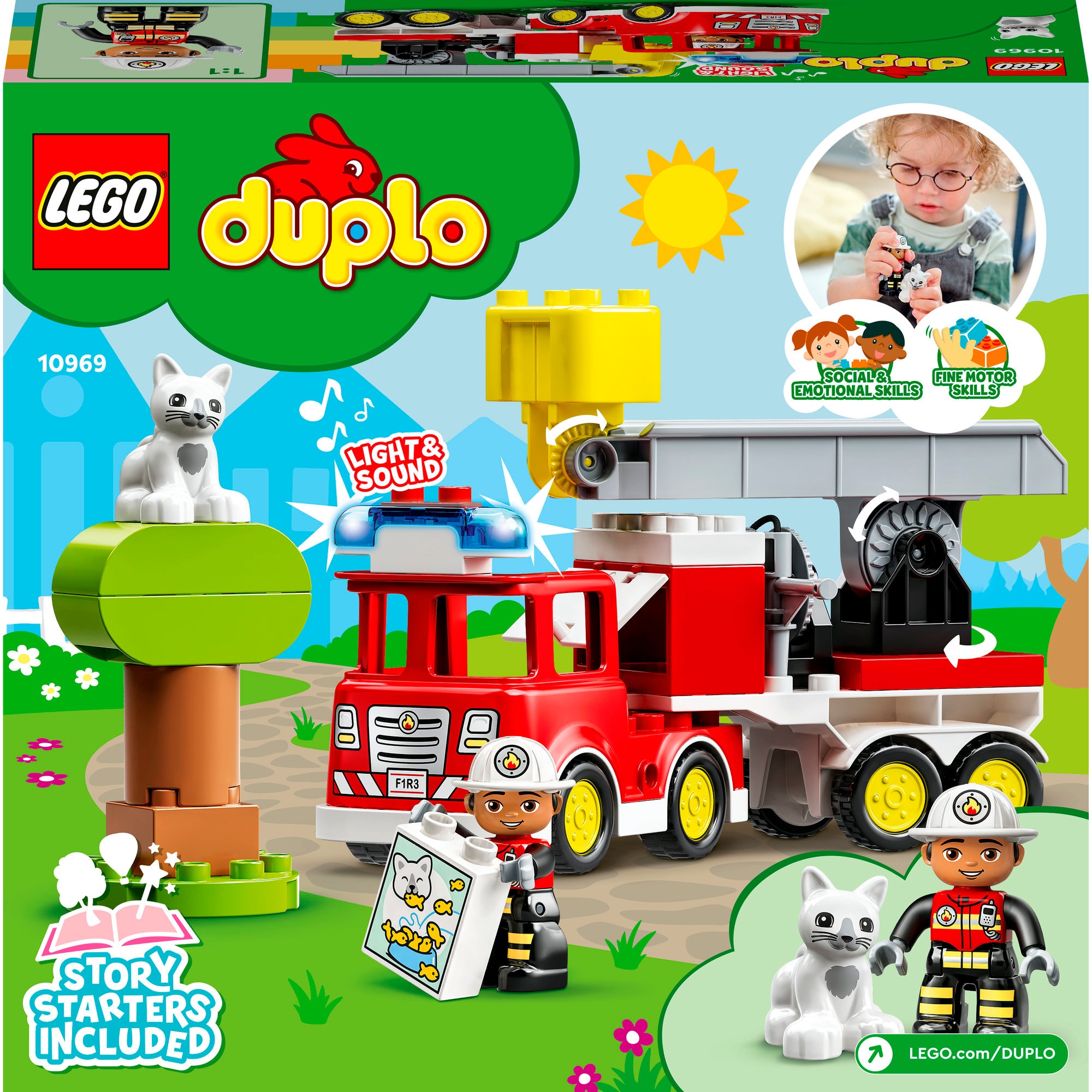LEGO Konstruktionsspielzeug DUPLO Feuerwehrauto