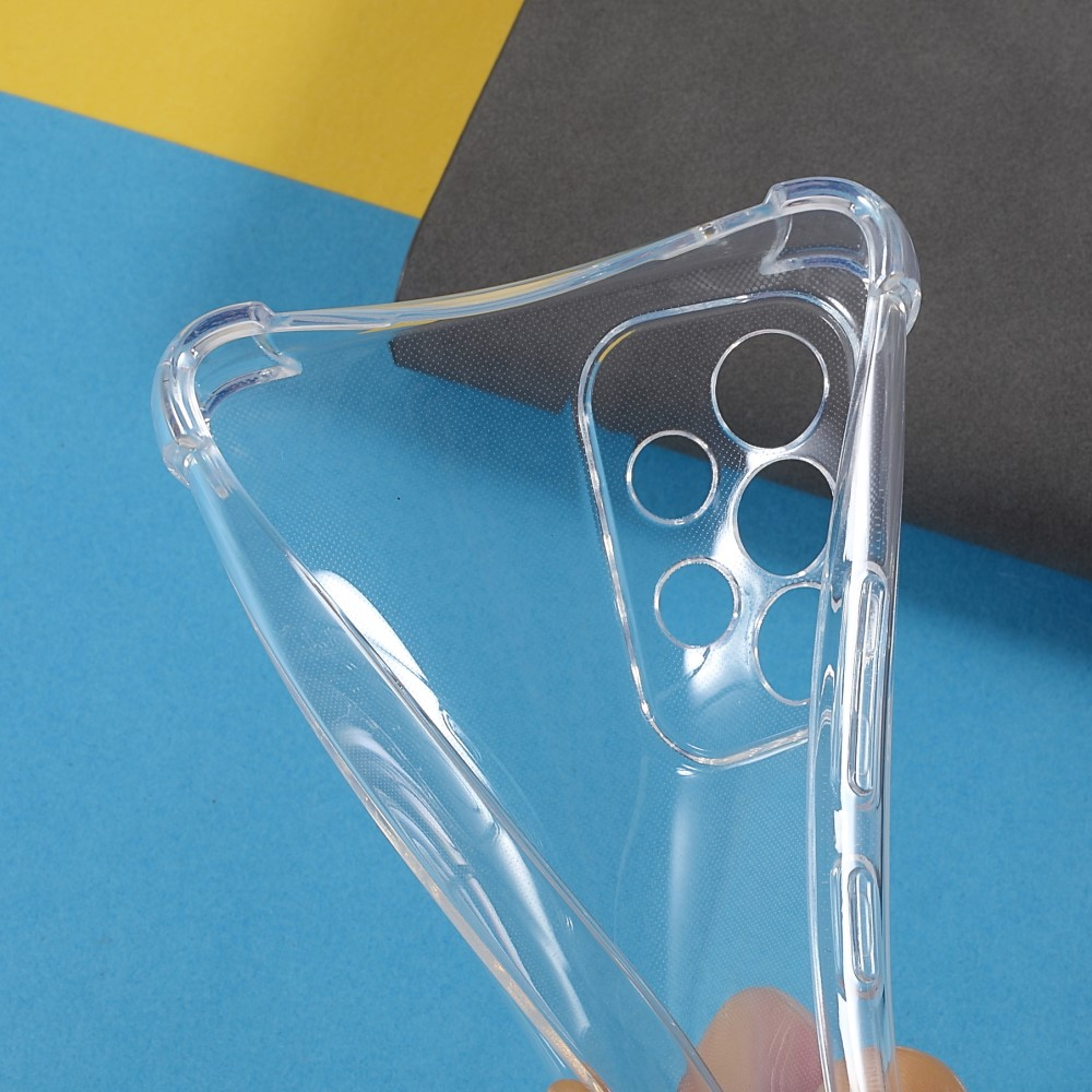 Samsung Galaxy A53 5G Gummi Hülle Case Slim Design mit Air Cushion Fallschutz - Transparent