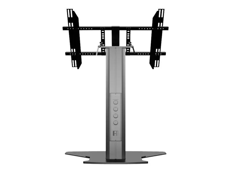 Multibrackets M Public Display Stand 110 HD - Stativ - for LCD display - aluminium - sort - skærmstørrelse: 32
