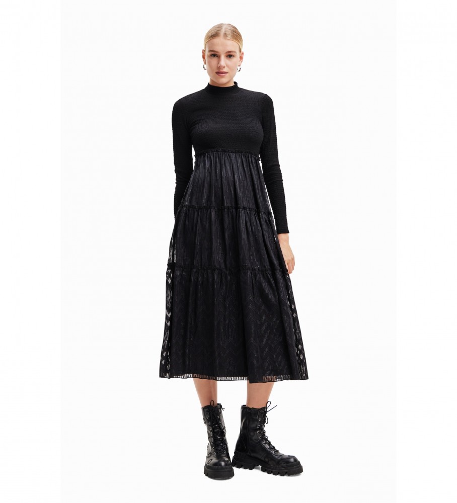 Vestido preto Desigual Misha