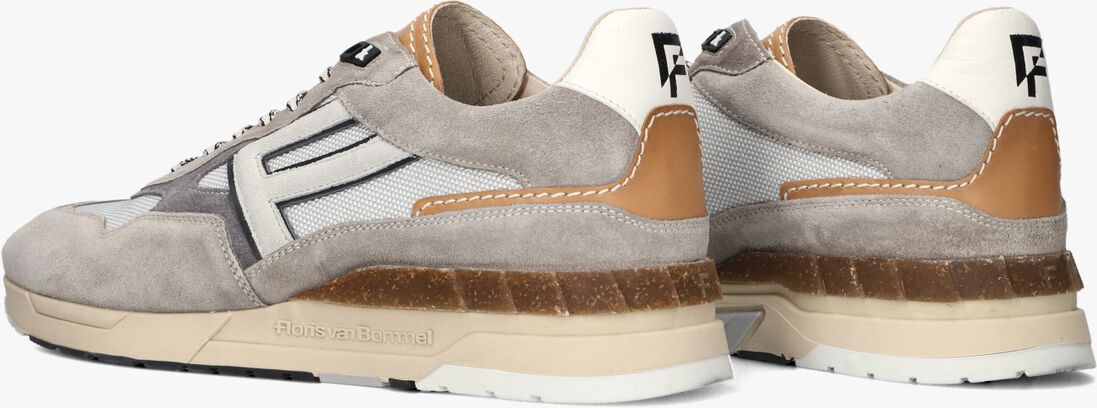 taupe floris van bommel lage sneakers sfm-10153 de runner