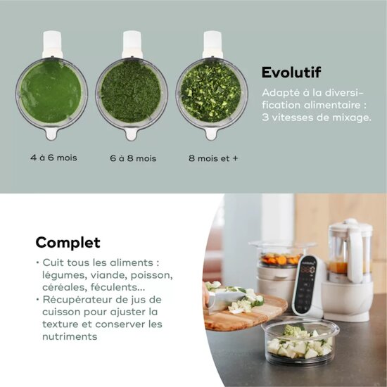 Nutribaby(+) Robot Multifonctions bébé 6 en 1   Mineral        de               Babymoov