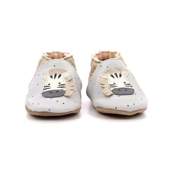 Chaussons Cute Zebra   Gris rose        17/18   de               Robeez