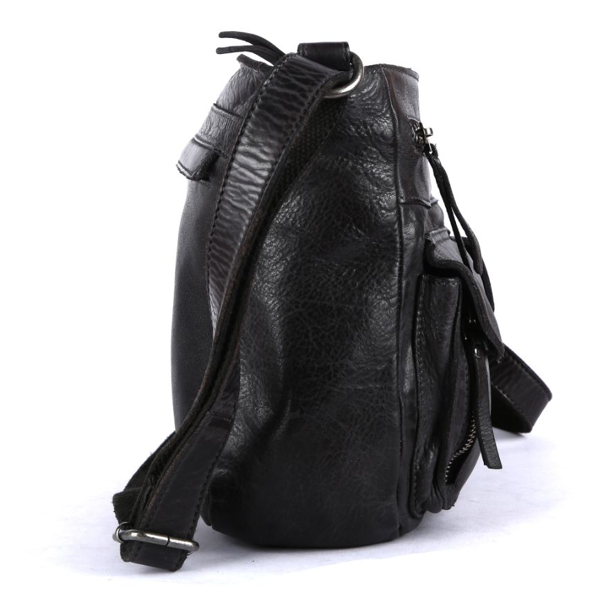 Genicci Dordogne Rivers Messenger Bag Zwart