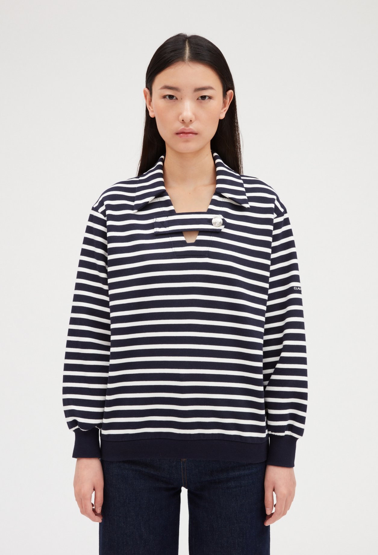Pull marin maille