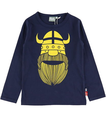 Danef? Bluse - Organic Danebasic - Dk Navy Erik