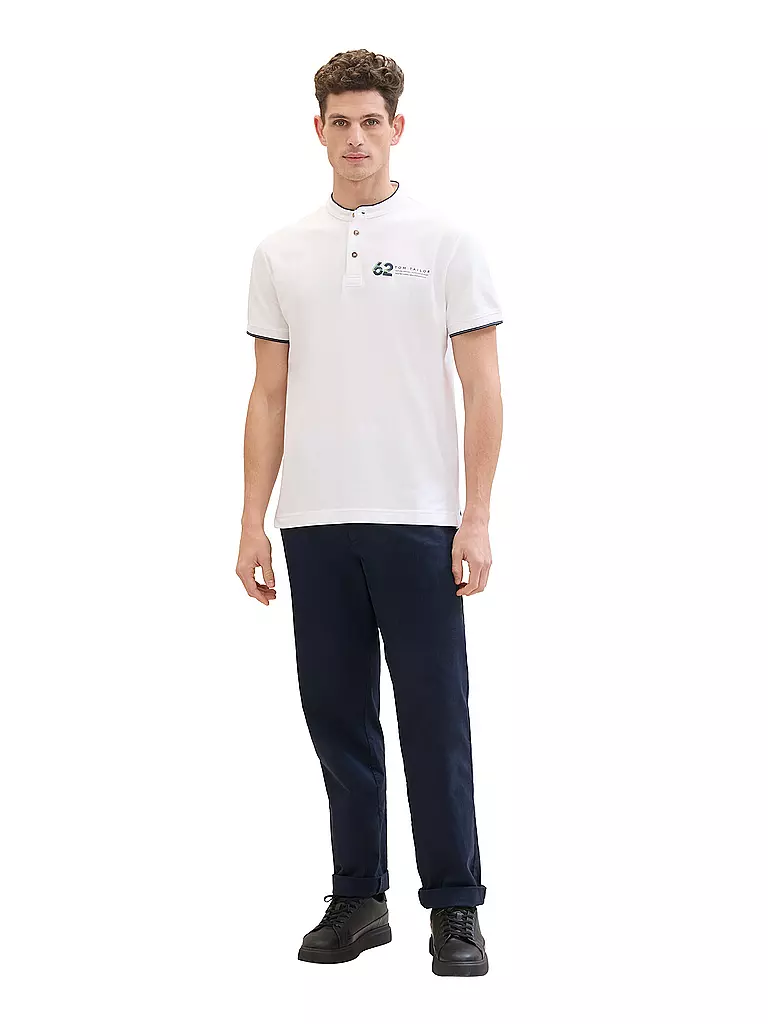 TOM TAILOR T-Shirt weiss