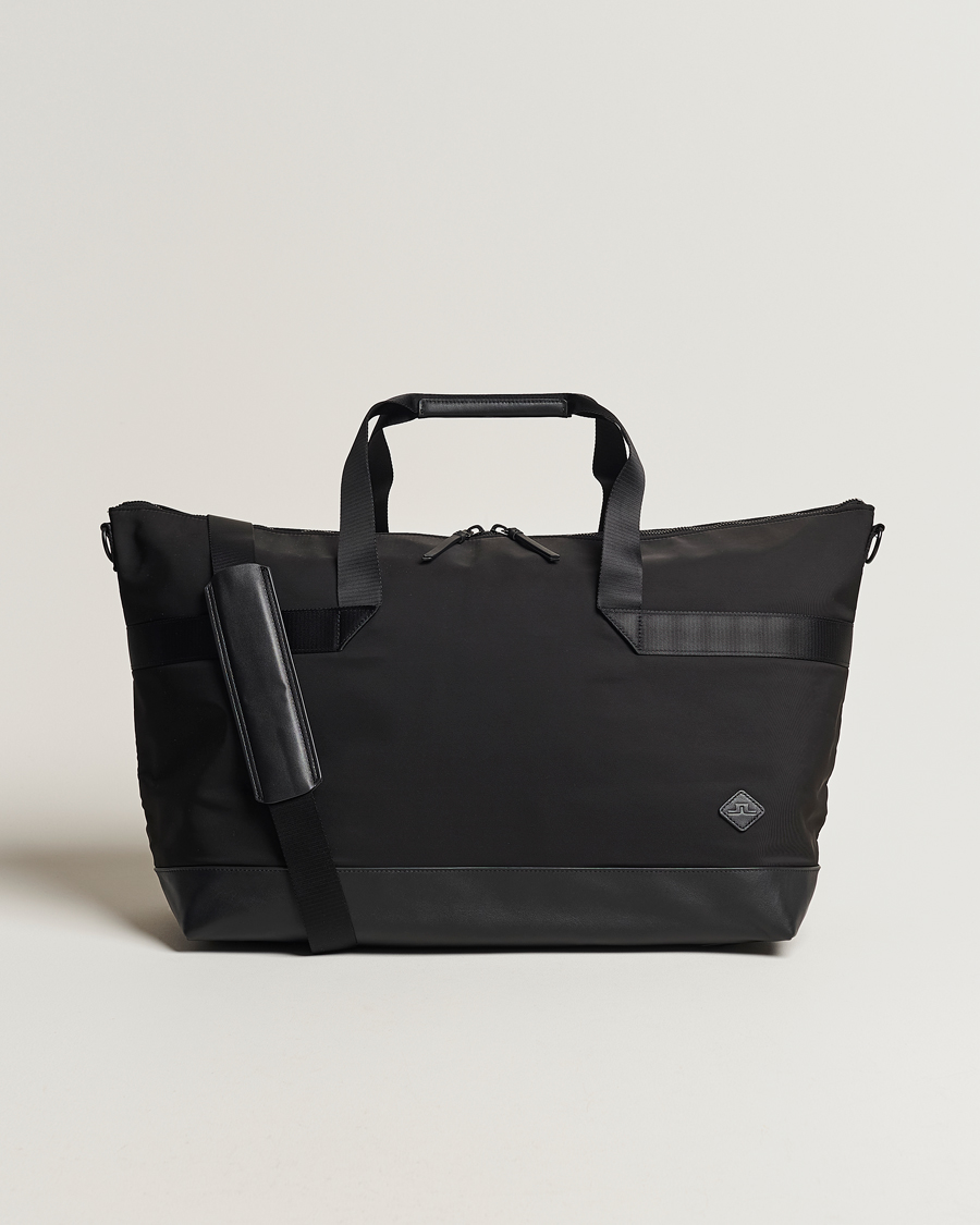J.Lindeberg Walt Nylon Weekender Black