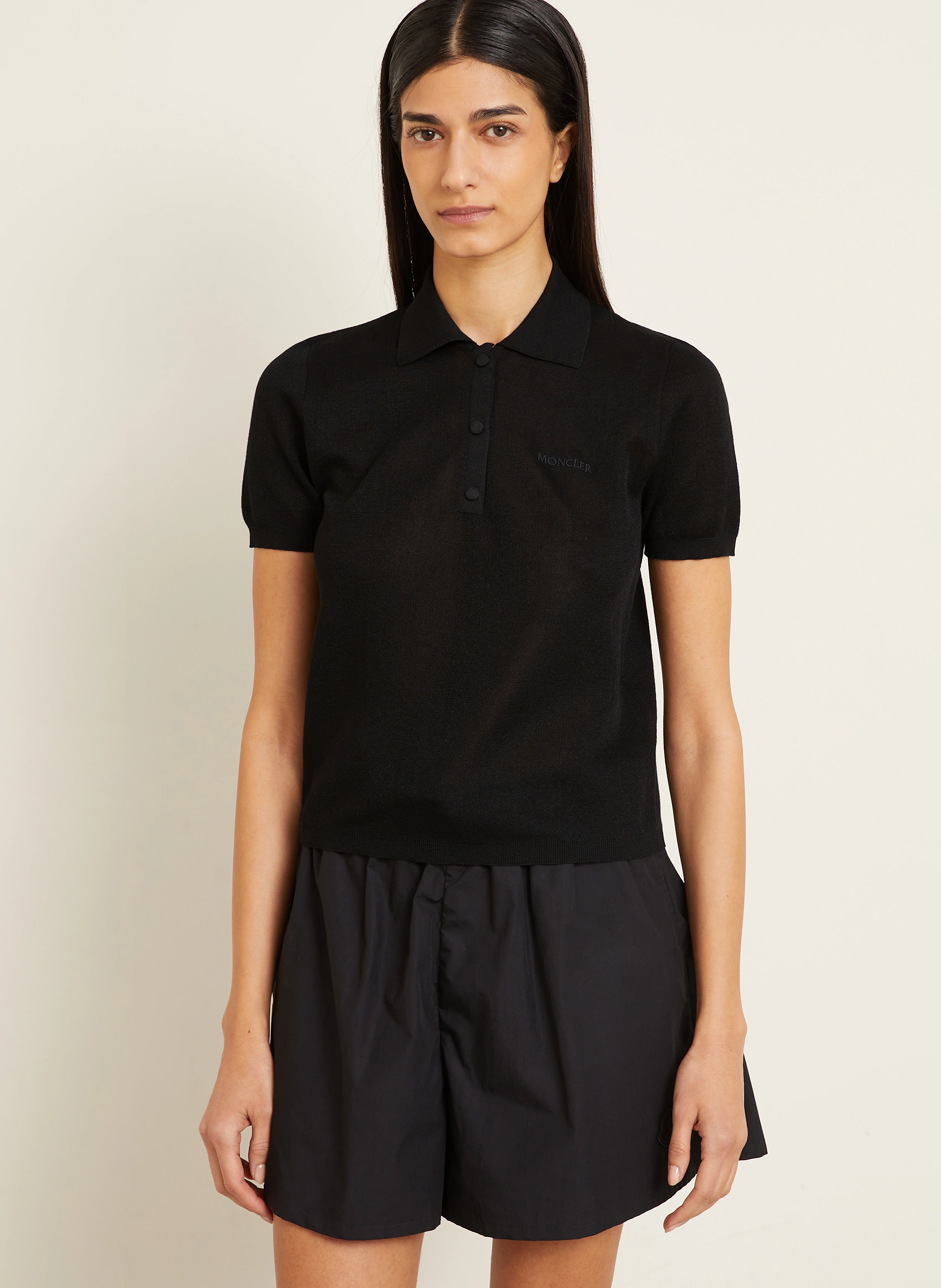 MONCLER Strick-Poloshirt