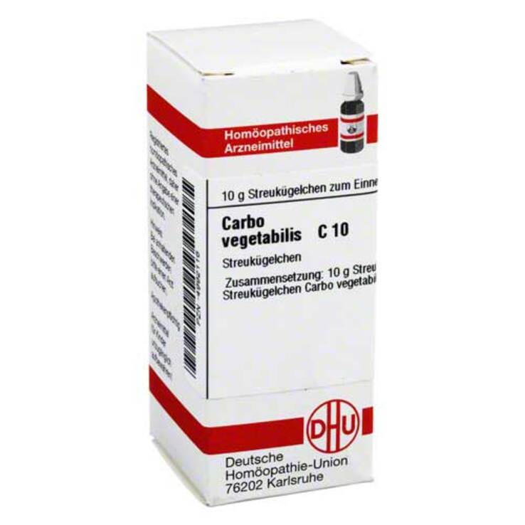 DHU Carbo vegetabilis C 10 Globuli, 10 g