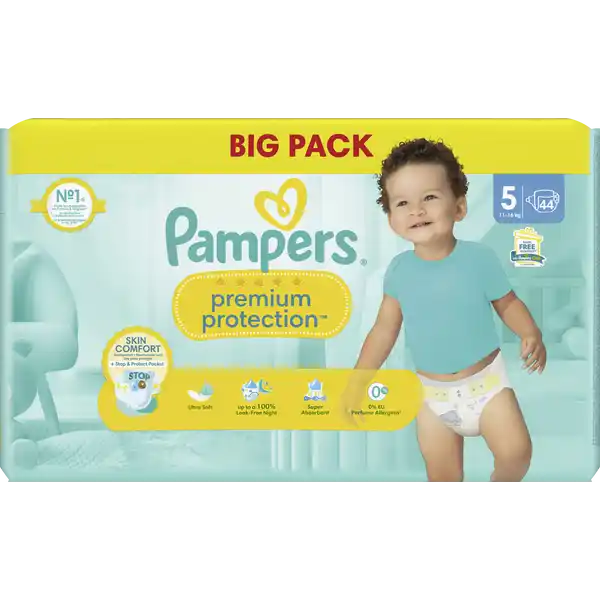 Premium protection Windeln Gr.5 (11-16kg) Big Pack