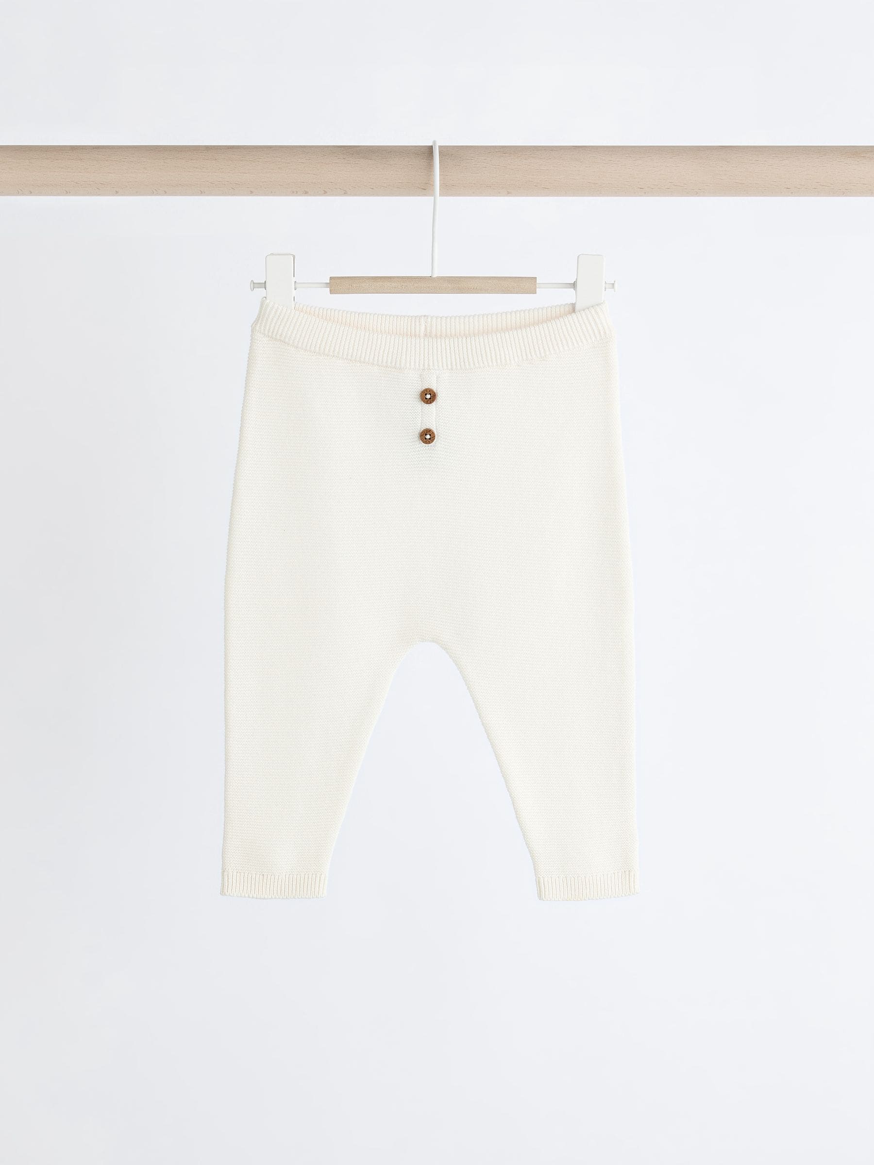 Wit - Baby Set van gebreide Trui en Broeken (0mnd-2jr)