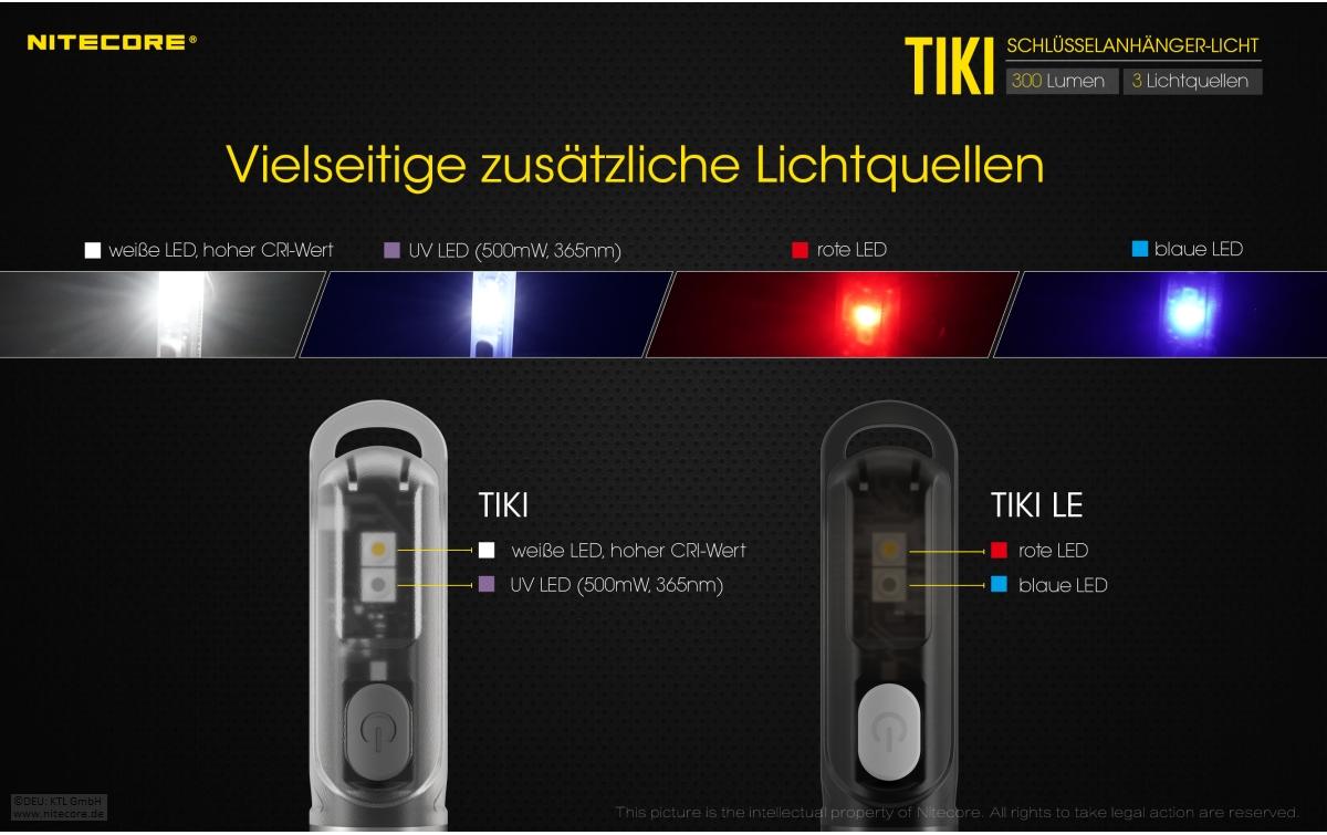 Taschenlampe Tiki 300 LumenLED-Taschenlampe
